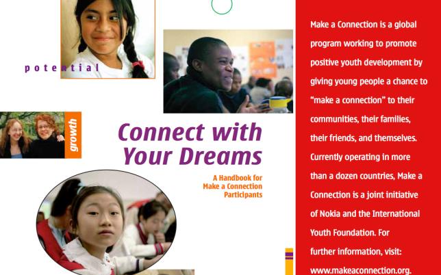 Connect with Your Dreams: A Handbook for Make a Connection Participants Cover